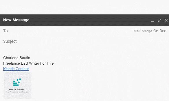 Mail Merge Example