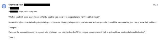 Email Pitch