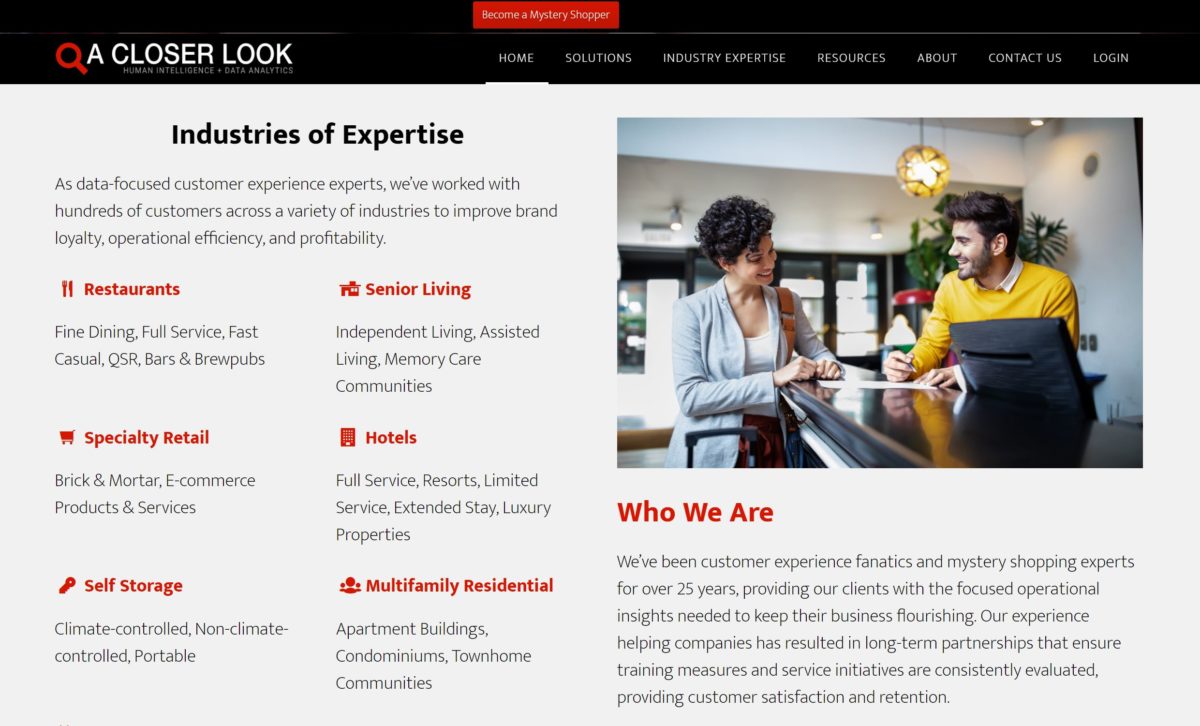 become a mystery shopper with a closer look