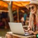woman considering the best alternatives to amazon for online shopping