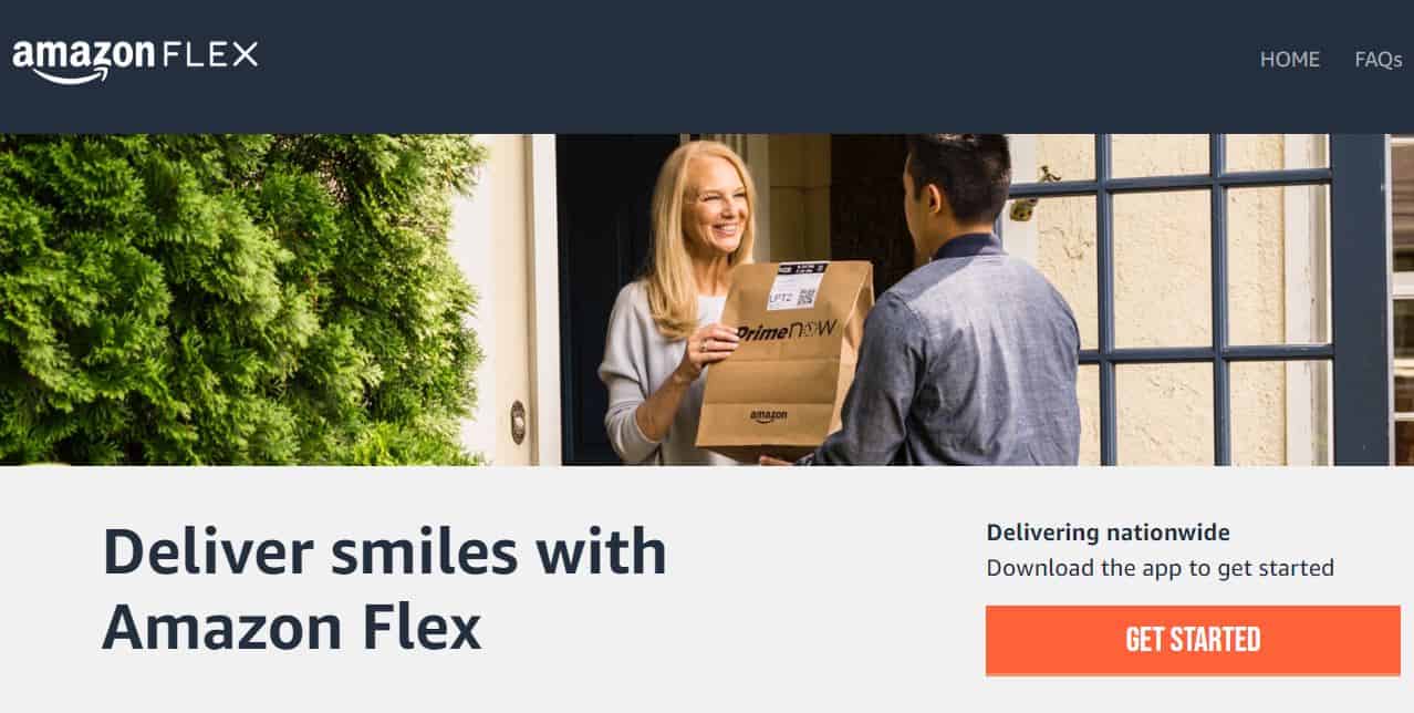 Amazon Flex screentshot