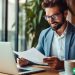man researching the best employee benefits and perks to look for