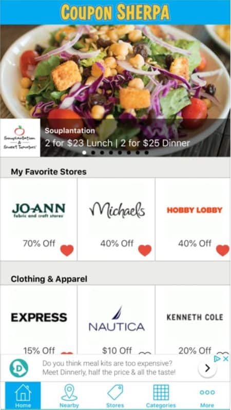 coupon sherpa app preview