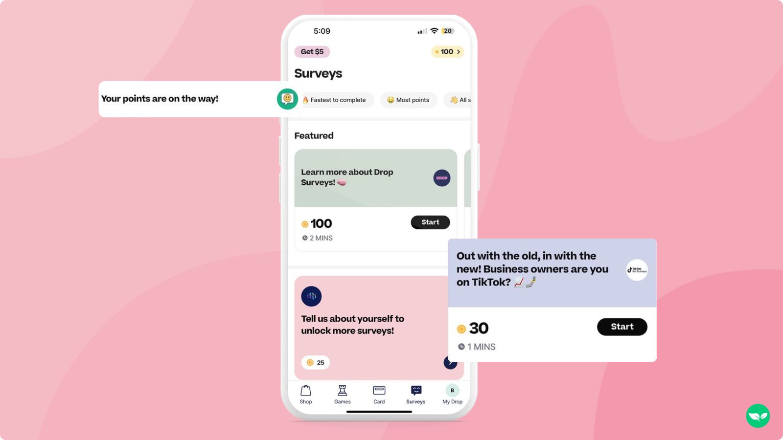 drop surveys