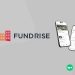 A photo of the Fundrise logo with a mockup and the DollarSprout logo in the lower right corner