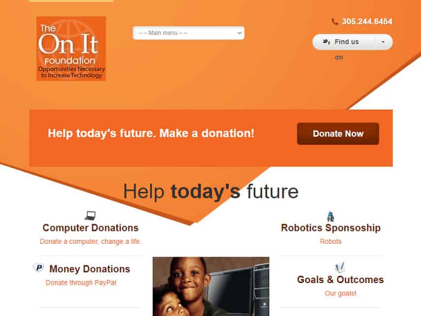 On It home page