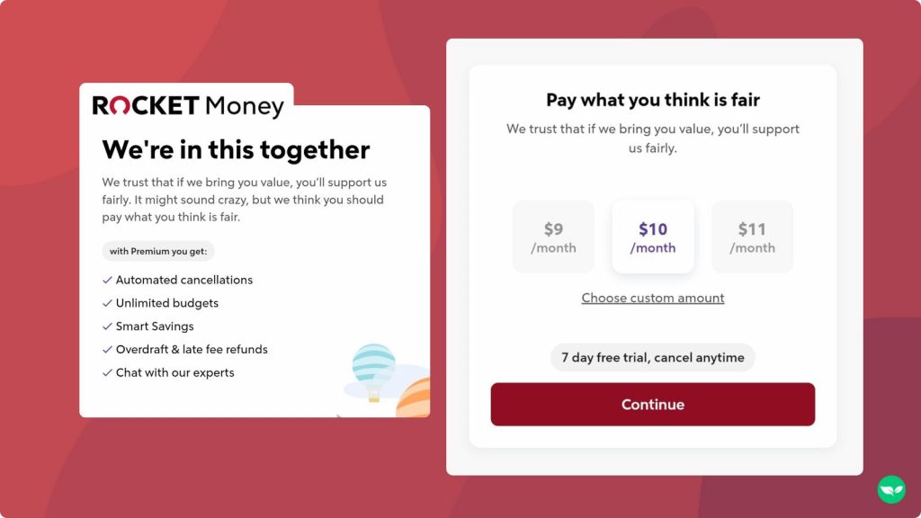rocket money pricing fees