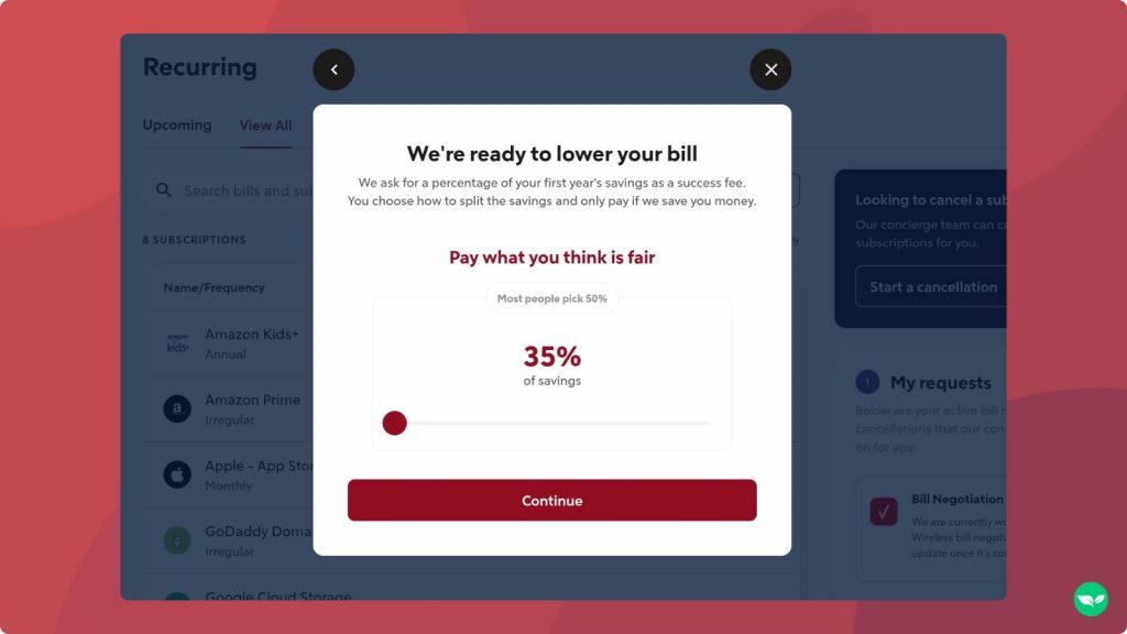 rocket money negotiating my bill