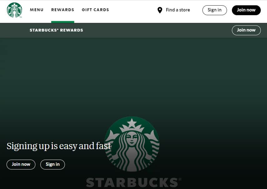 Starbucks reward