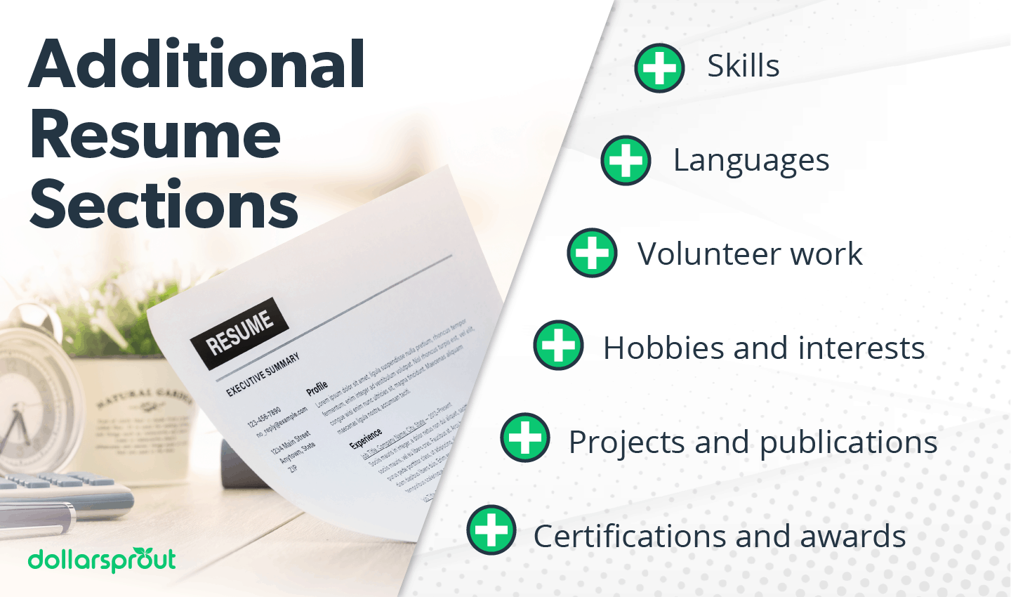 Additional Resume Sections