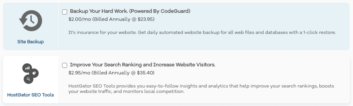 HostGator Addons 4